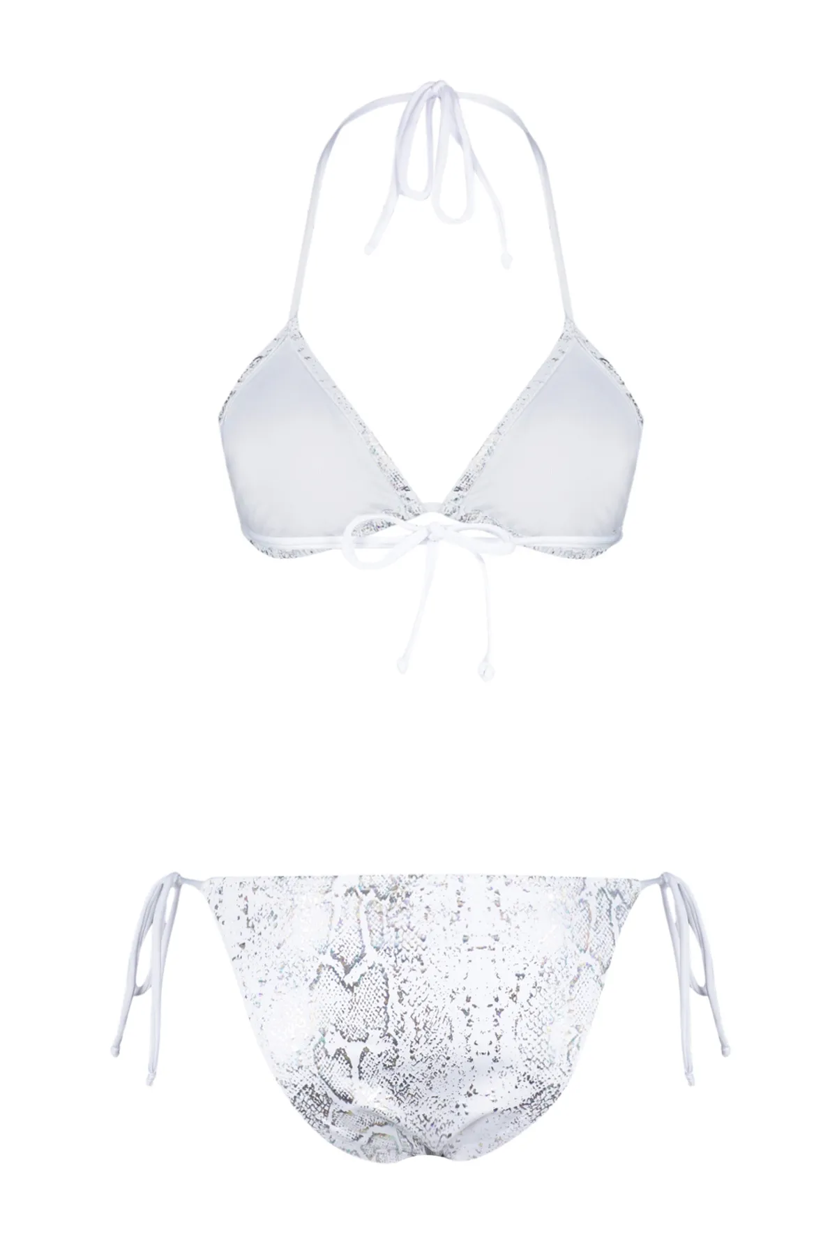 Trendyol Collection  Triangel-Bikini-Set mit Tiermuster und regulärer Krawatte TBESS24BT00076