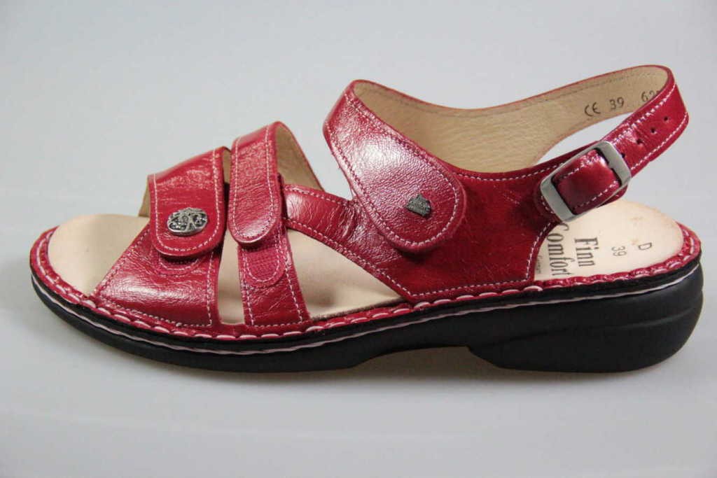 FINN COMFORT Komfort Sandalen rot Gomera