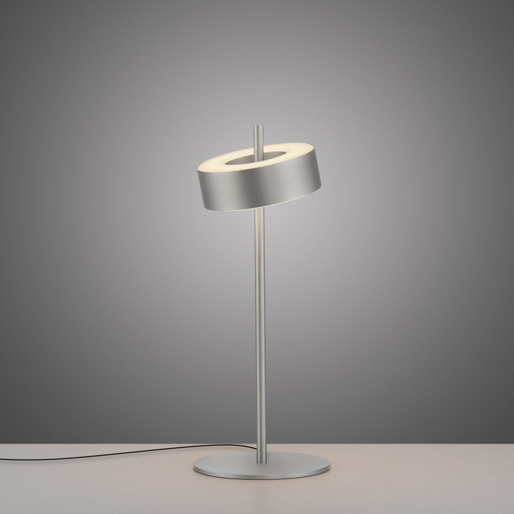 Tischleuchte Q-Rotate aluminium