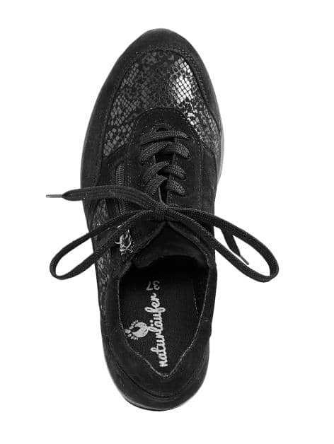 Schnürschuh mit seitlichem Reißverschluss