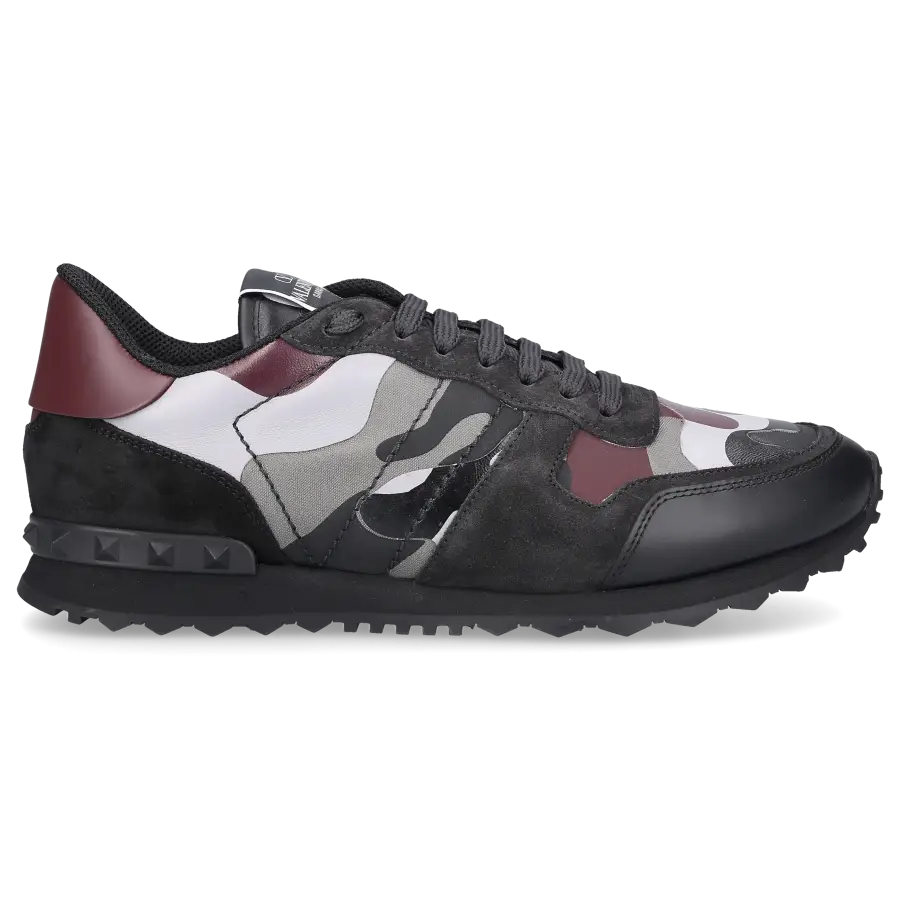Valentino Garavani - Sneaker low ROCKRUNNER Kalbsleder - schwarz