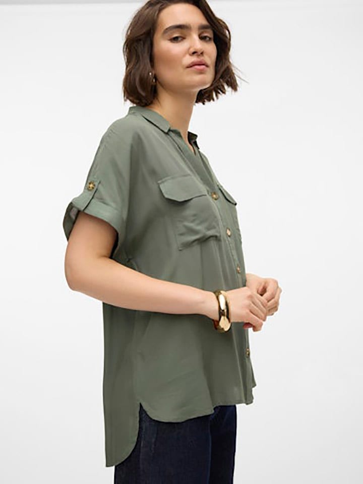 Vero Moda Bluse in Oliv günstig kaufen