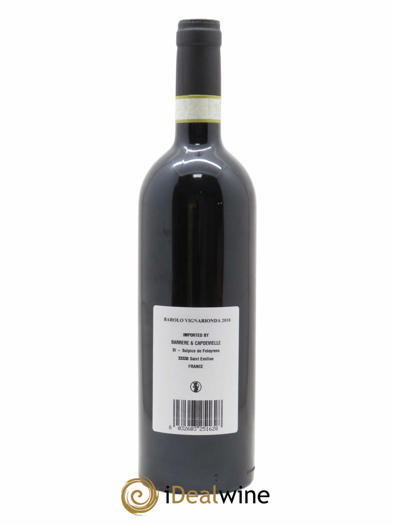 Barolo DOCG Luigi Pira Vigna Rionda  2018 - Lot de 1 Bouteille