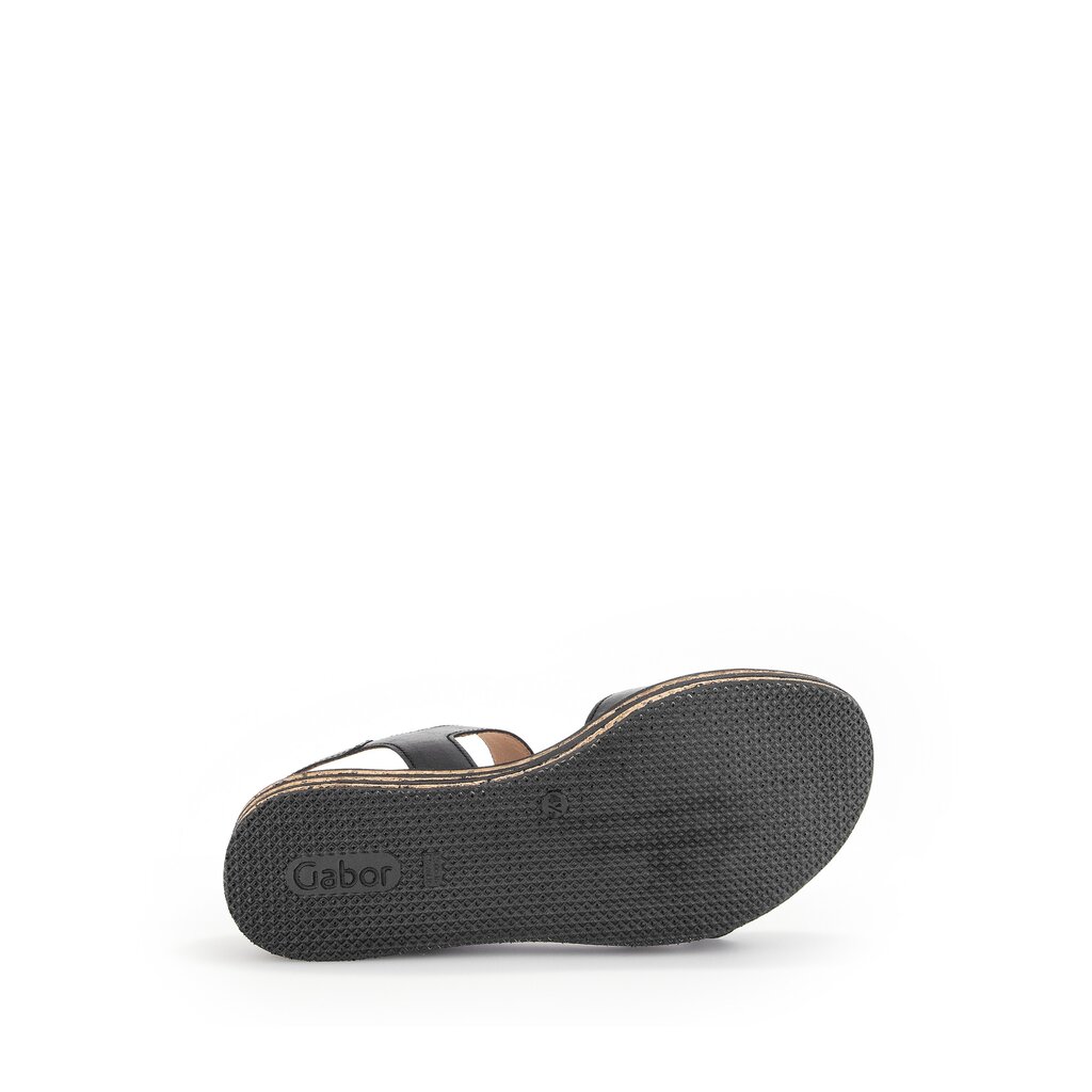 Gabor fashion Plateau Sandale schwarz