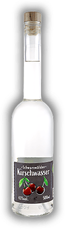 Kessler Schwarzwälder Kirschwasser 43% 0,5 Liter Kessler Schwarzwälder Kirschwasser 43% 0,5 Liter  0,5	 Liter - Vol 43%