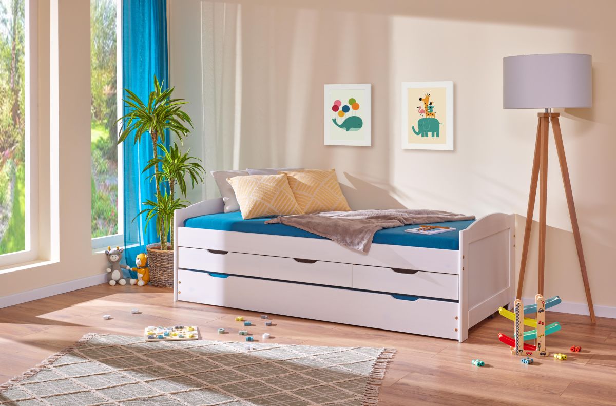 Bett Ulli Weiß 90 x 200 cm