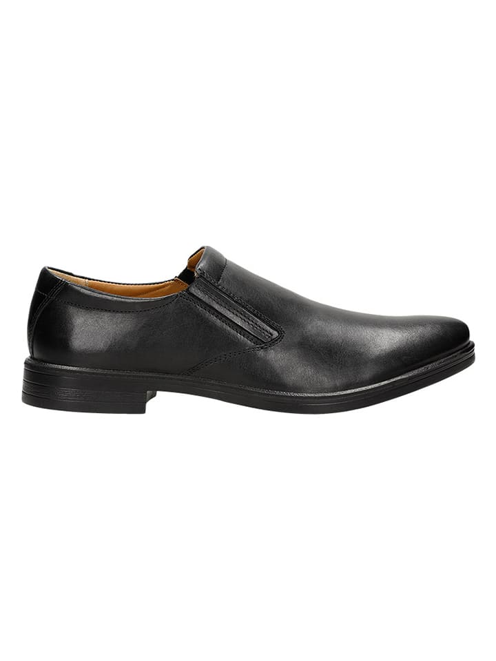 Wojas Leder-Slipper in Schwarz günstig kaufen