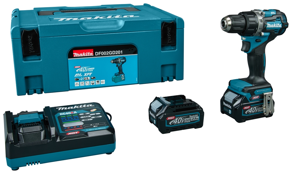 Makita DF002GD201 Akkumaschine 40 V max. 2,5 Ah Li-Ion