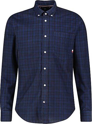 TOMMY HILFIGER Herren Cordhemd SMALL CORDUROY TARTAN Regular Fit