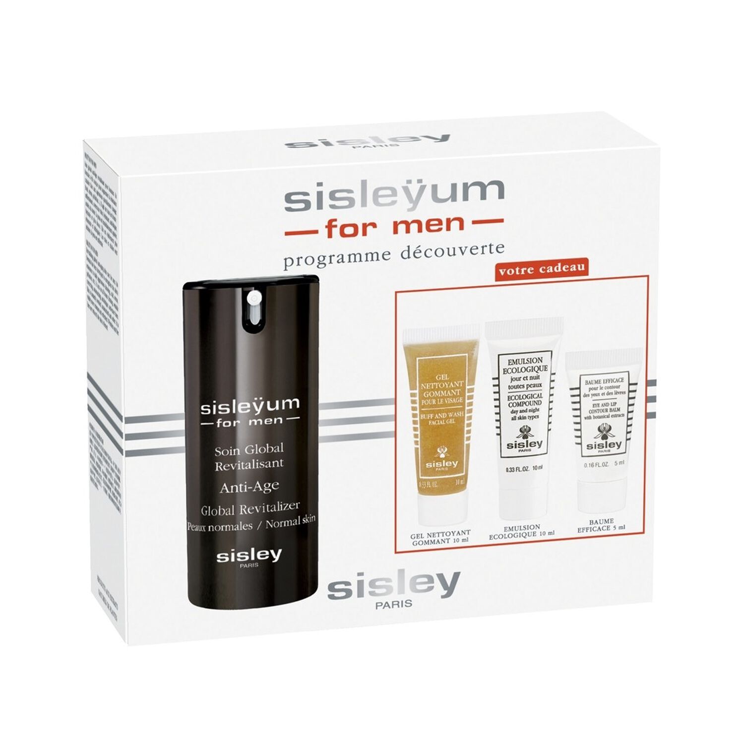 Sisley Kit Sysleÿum for Men Anti-Âge Global 50 ml + 3 Produits