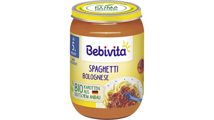 Bebivita Bio Menüs: Gemüse-Spaghetti mit Pute 190 g