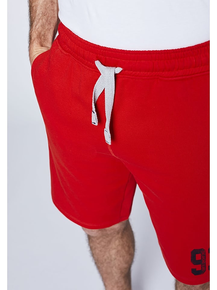 Oklahoma Jeans Sweatshorts in Flame Scarle günstig kaufen L