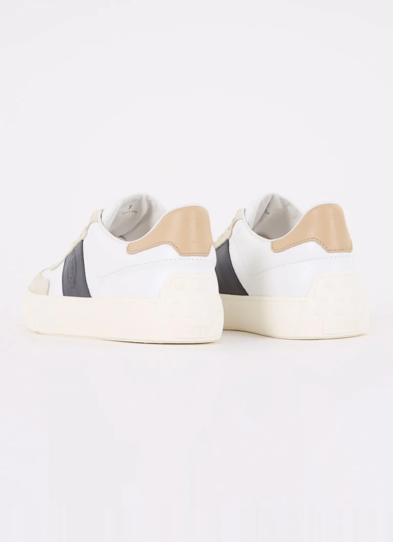 Tod's  Sneaker van leer met suède details