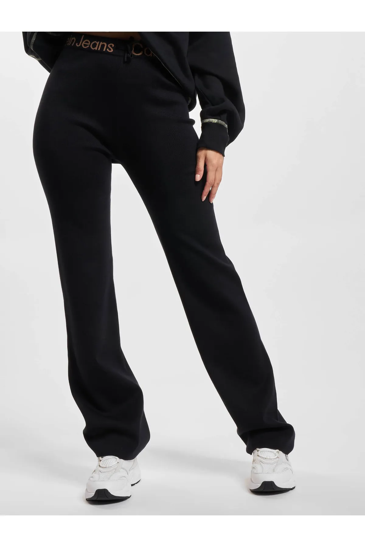 Calvin Klein  Damen Calvin Klein Jeans Logo Intarsia Gestrickte Jogginghose