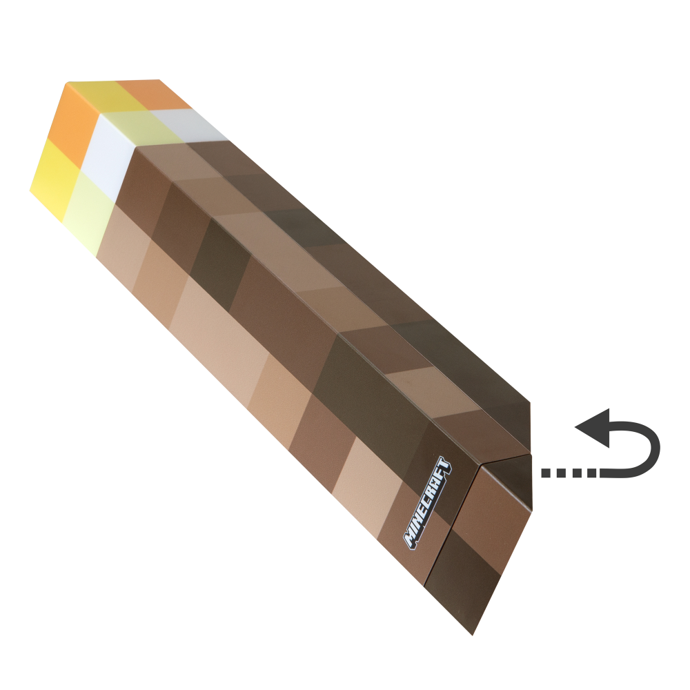 Akku LED-Fackel MINECRAFT