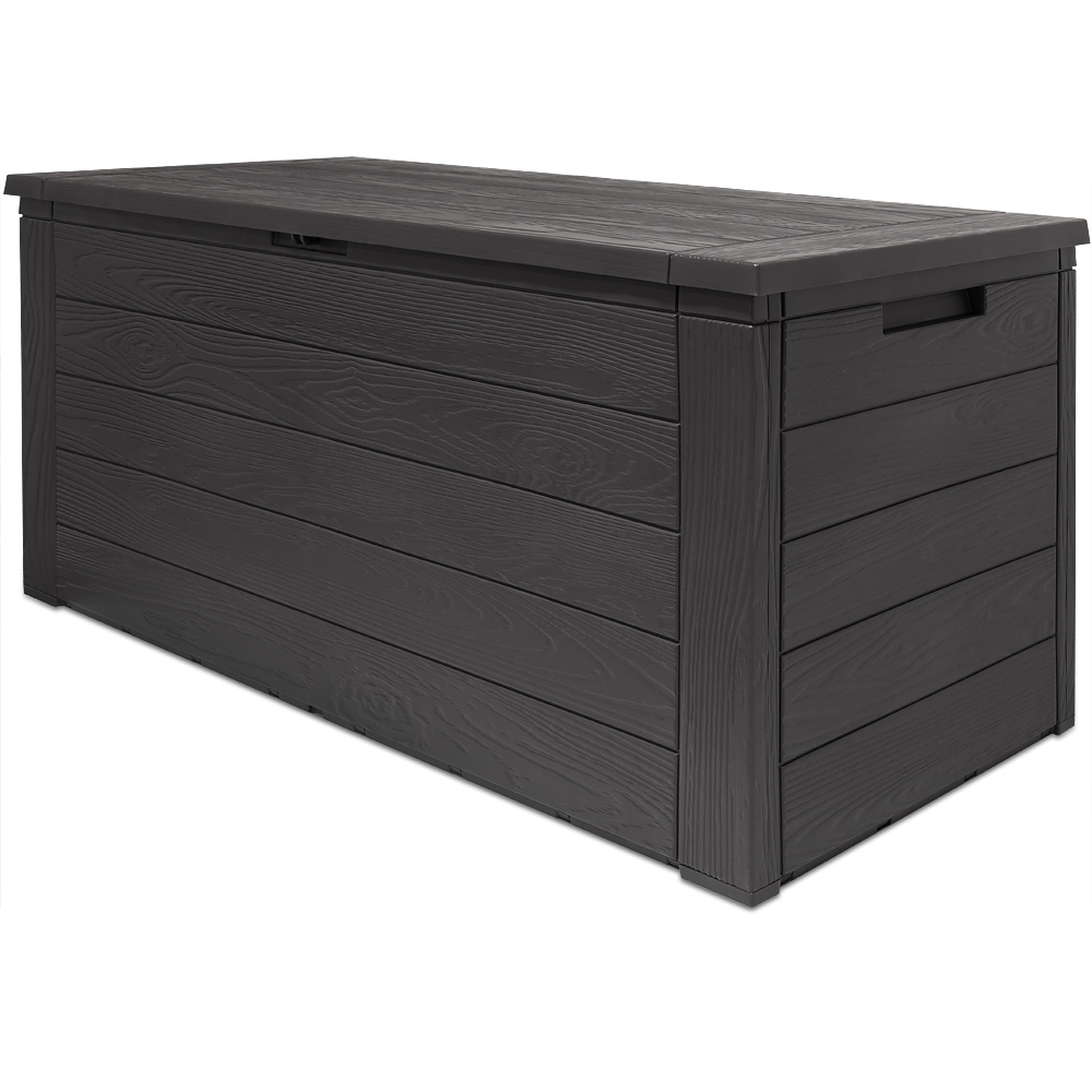 Casaria Deuba Auflagenbox Holzoptik - 120x46x57cm