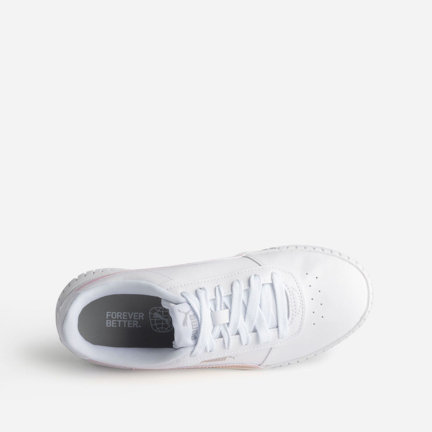 Tennis PUMA blanche et iridescente à plateforme