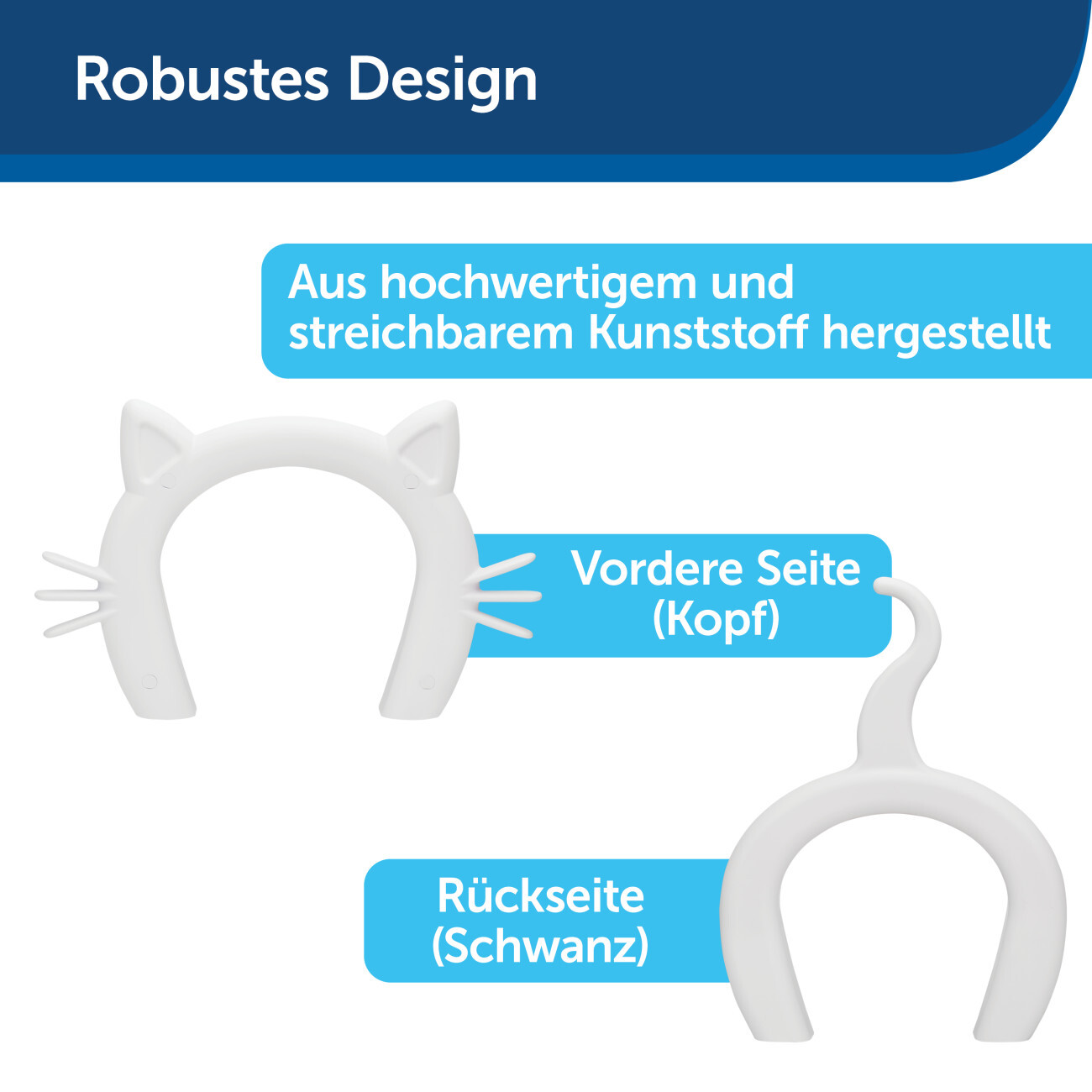 PetSafe Katzentunnel PetSafe Katzentunnel für Zimmertüren, Weiß