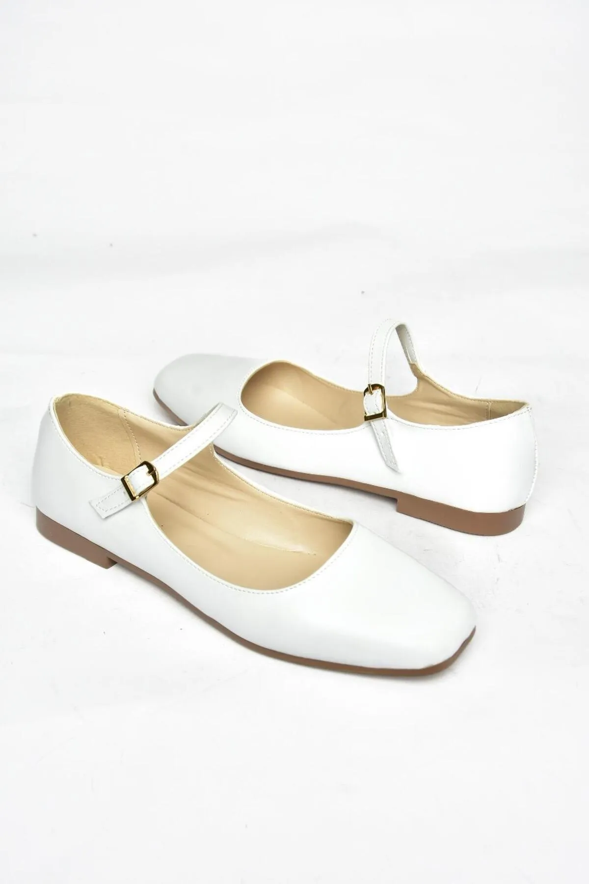 Fox Shoes  S726252509 Weiße Ballerinas für Damen