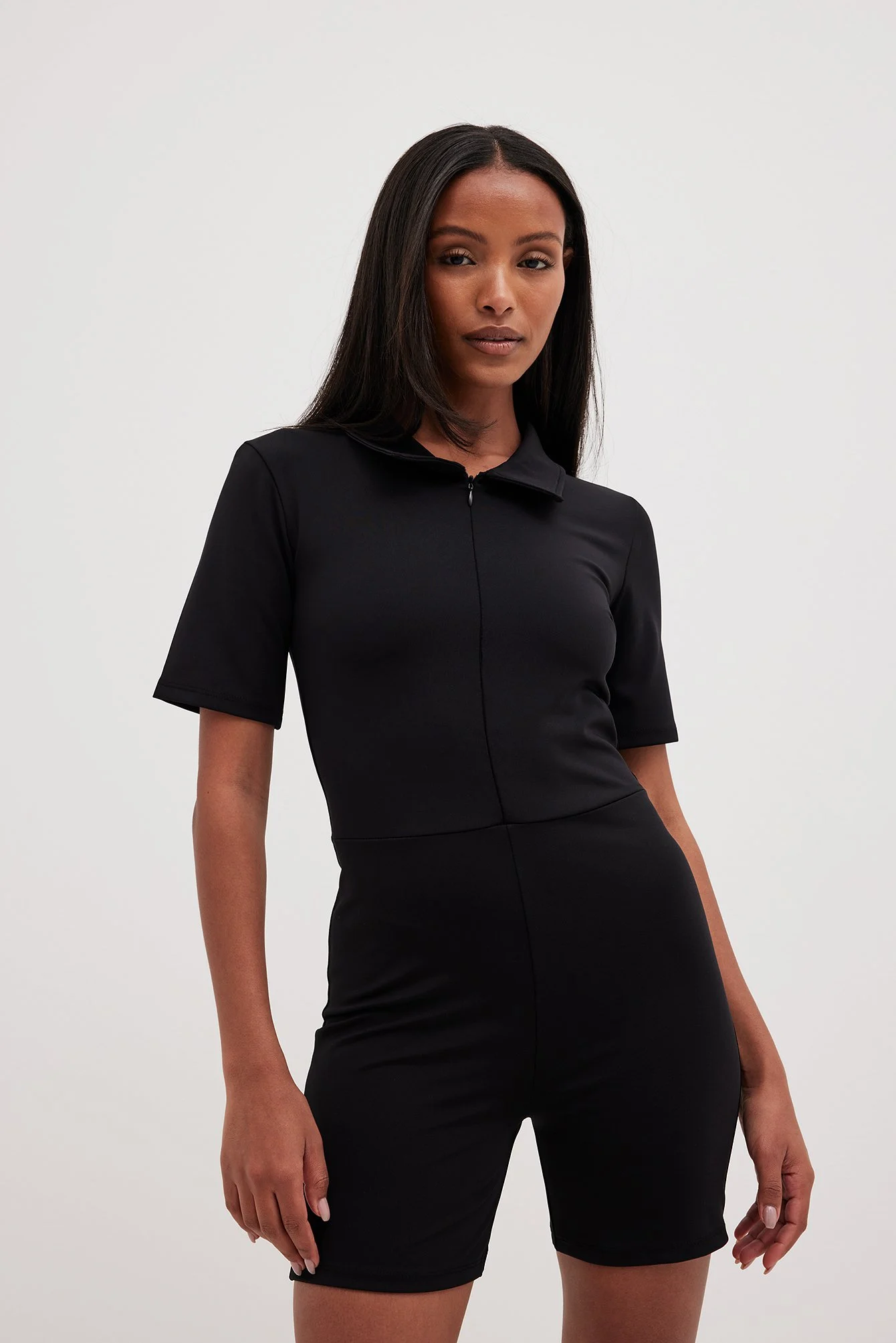 Bodysuit mit Reißverschlussdetail