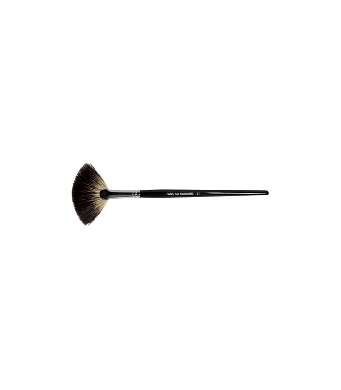 PARISAX PROFESSIONAL-PINCEAU EVENTAIL NYLON BLANC-Pinceau visage
