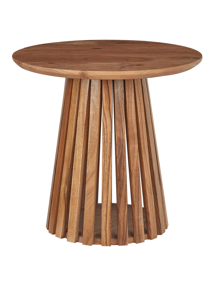 Beliani Couchtisch MESILLA in Dunkler Holzfarbton - (W) 50 x (H) 48 x (L) 50 cm günstig kaufen onesize