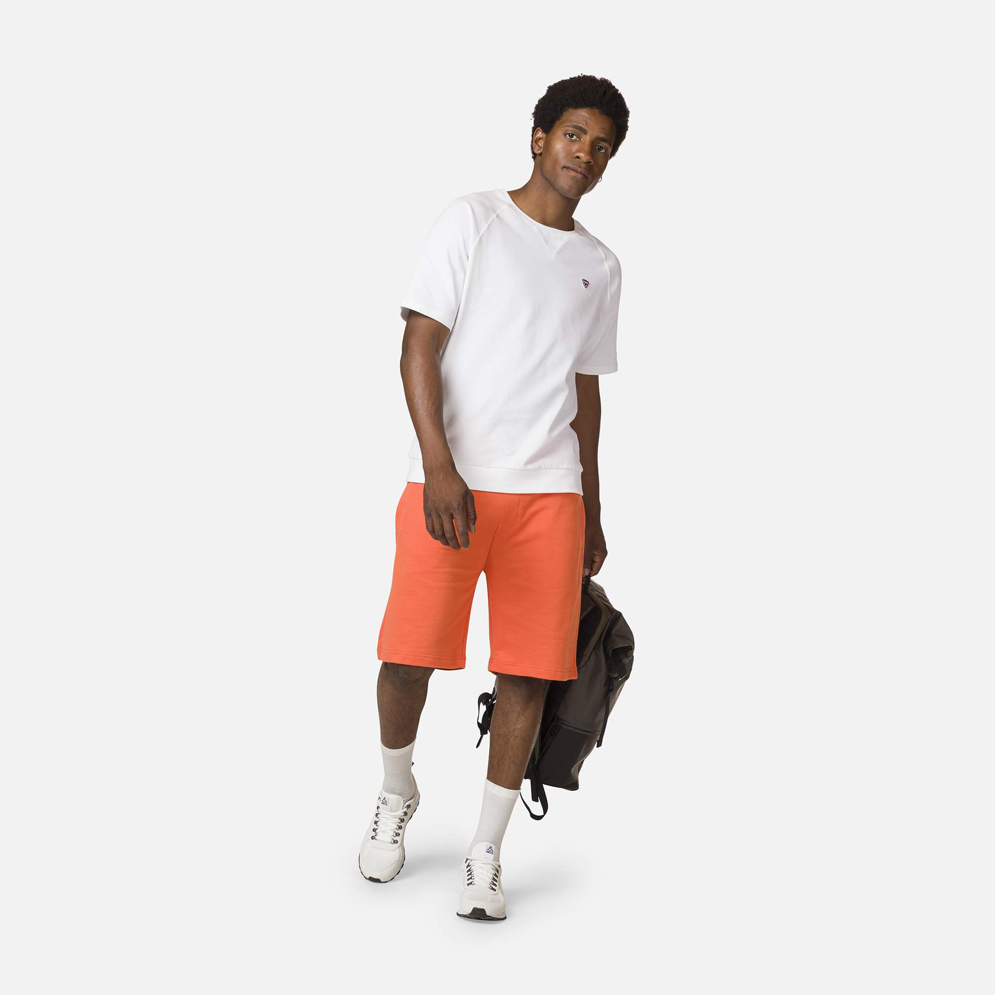 Short en coton logo pour homme