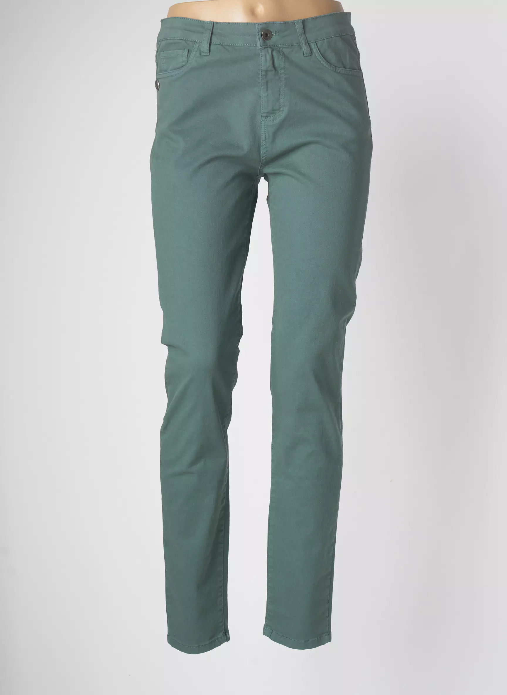 Pako Litto Pantalons Slim Femme couleur vert