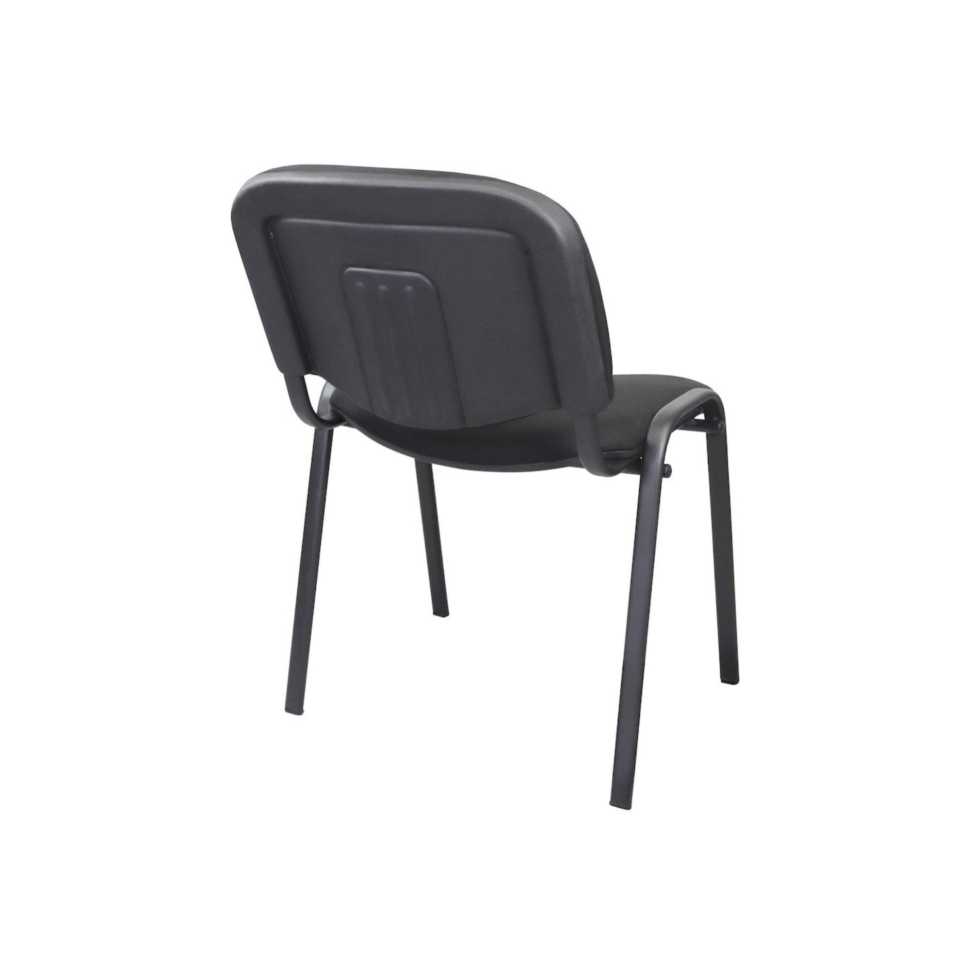 PROREGAL® Stapelstuhl SparSet Stapelstuhl Blackbird, HxBxT 82x52x55cm, Armlehne, Schwarz