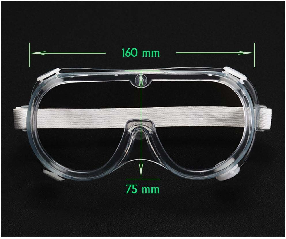 OUBO Arbeitsschutzbrille Schutzbrille - Arbeitsschutzbrille Antibeschlag Antispeichel Augenschutzbrille Vollsichtbrille Schutzbrille für Brillenträger Transparent