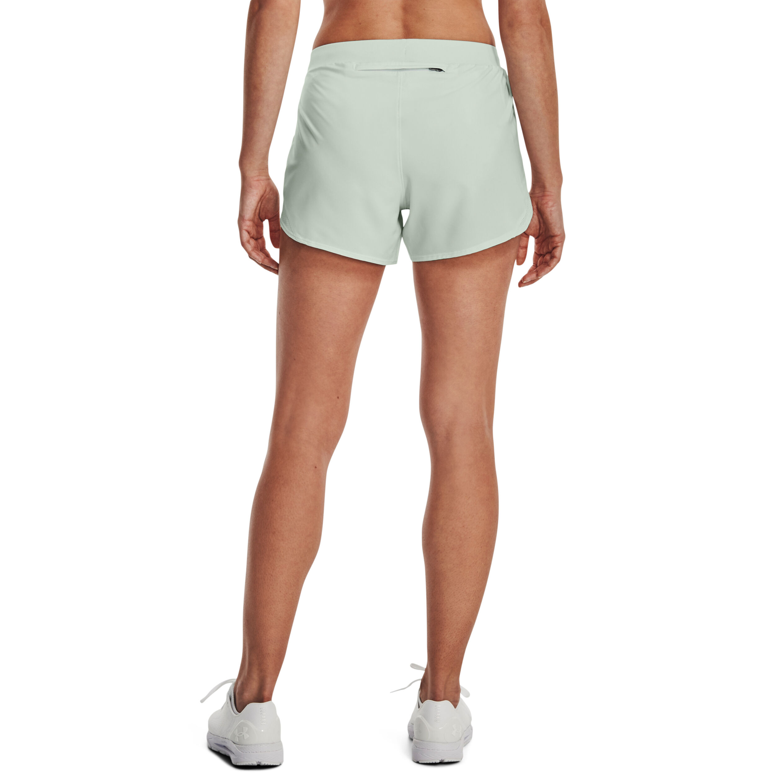 Fly-By Elite 3in Shorts Damen - Grün, Orange