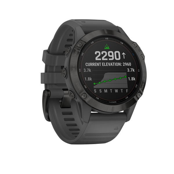 FENIX 6 PRO SOLAR 47 MM GRAU/SCHWARZ - Smartwatch