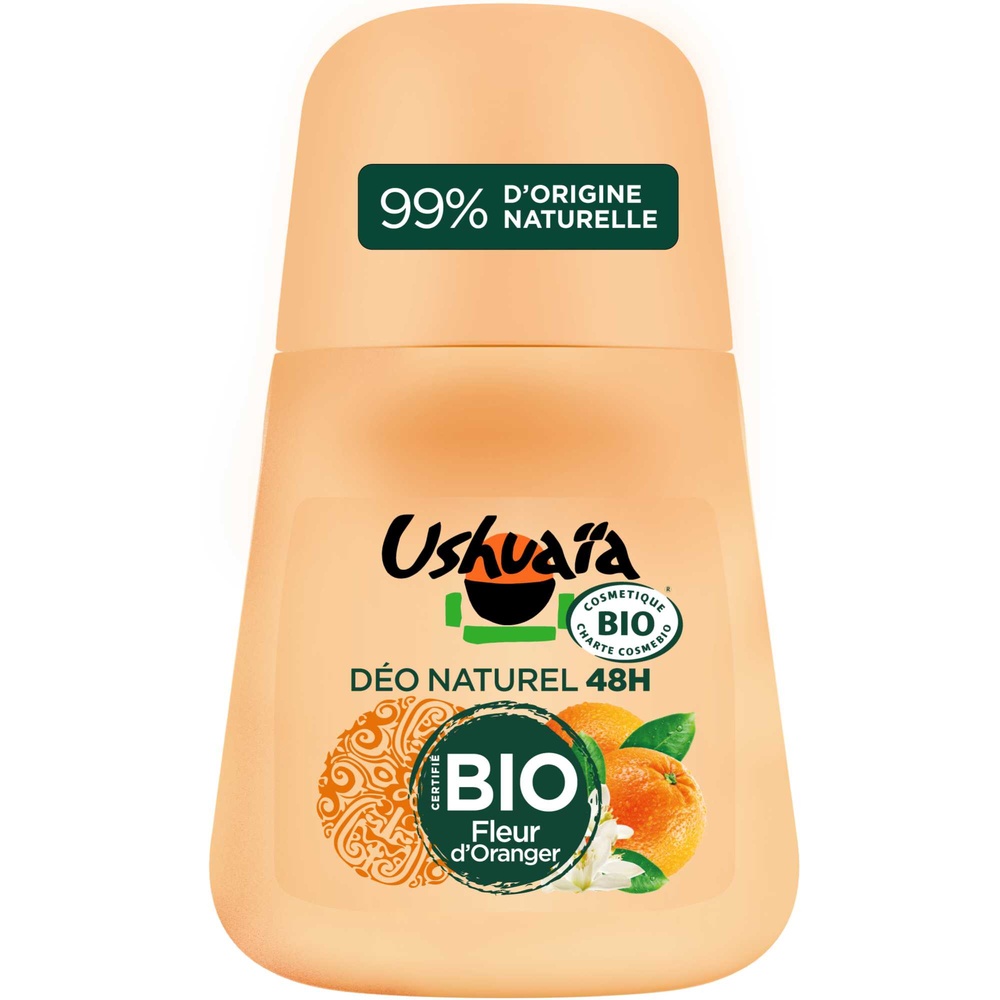 ushuaïa Déodorant Bille bio Fleur d'Oranger Déodorant