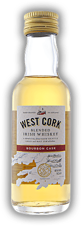 West Cork Original Irish Blended Whiskey Bourbon Cask 0,05 Liter West Cork Original Irish Blended Whiskey Bourbon Cask 0,05 Liter  0,05	 Liter - Vol 40%