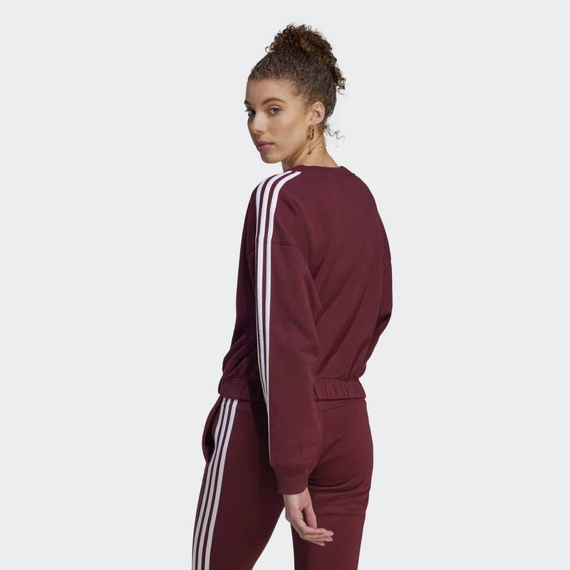 adidas Essentials 3-Streifen Crop Sweatshirt Sweatshirt Damen