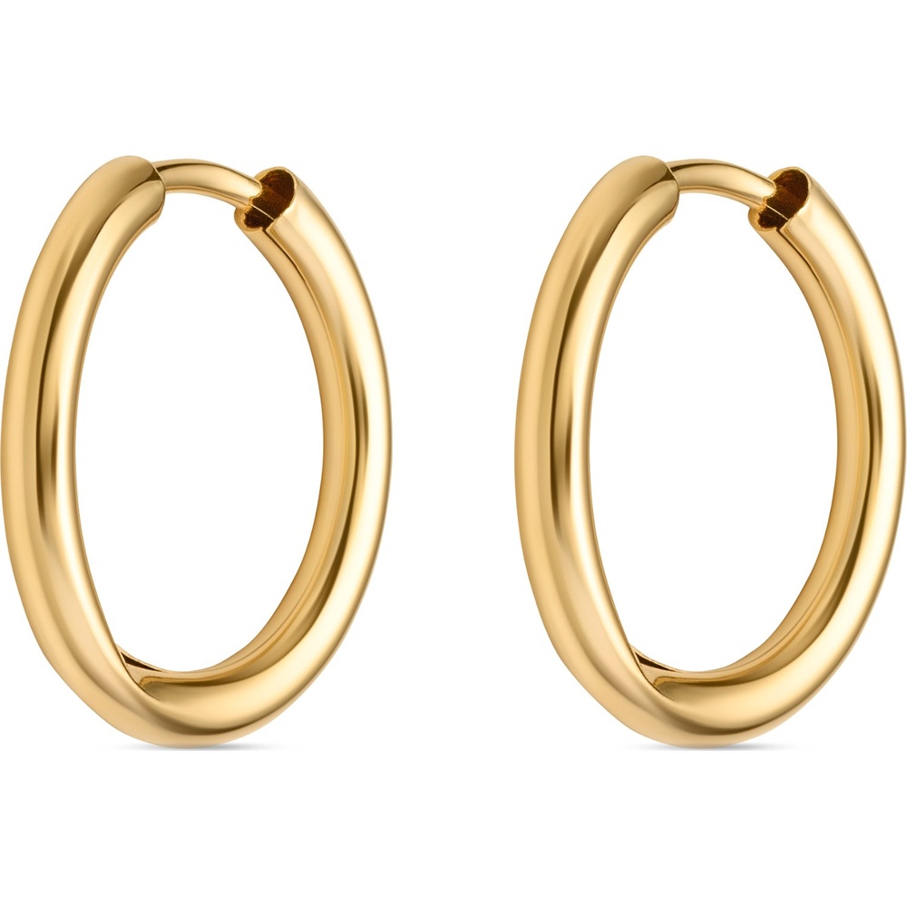 Valeria Créoles 585 Or jaune Boucles d'oreilles