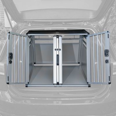 Autohundebox AluRide Doppelbox