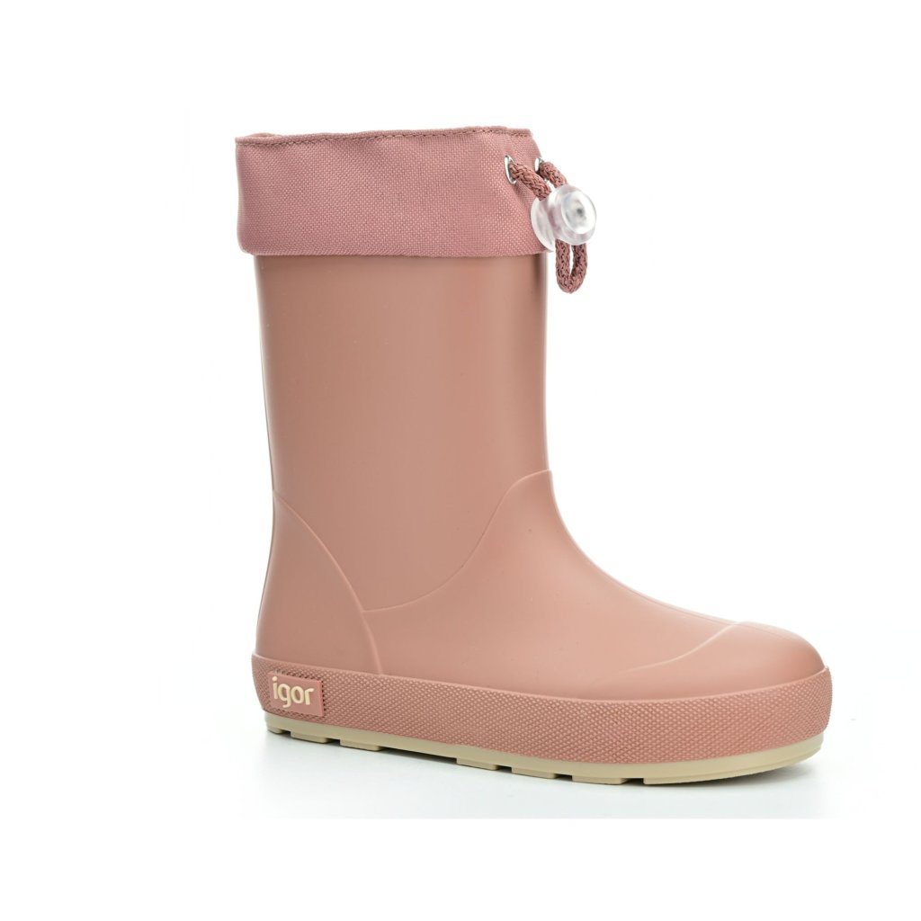 Igor Yogi DK Cuello Rosa/Dusty Pink Barfußgummistiefel