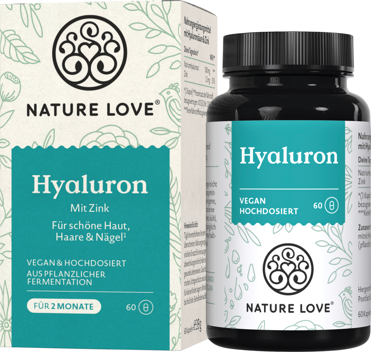 Hyaluron Kapseln 60 St, 39 g