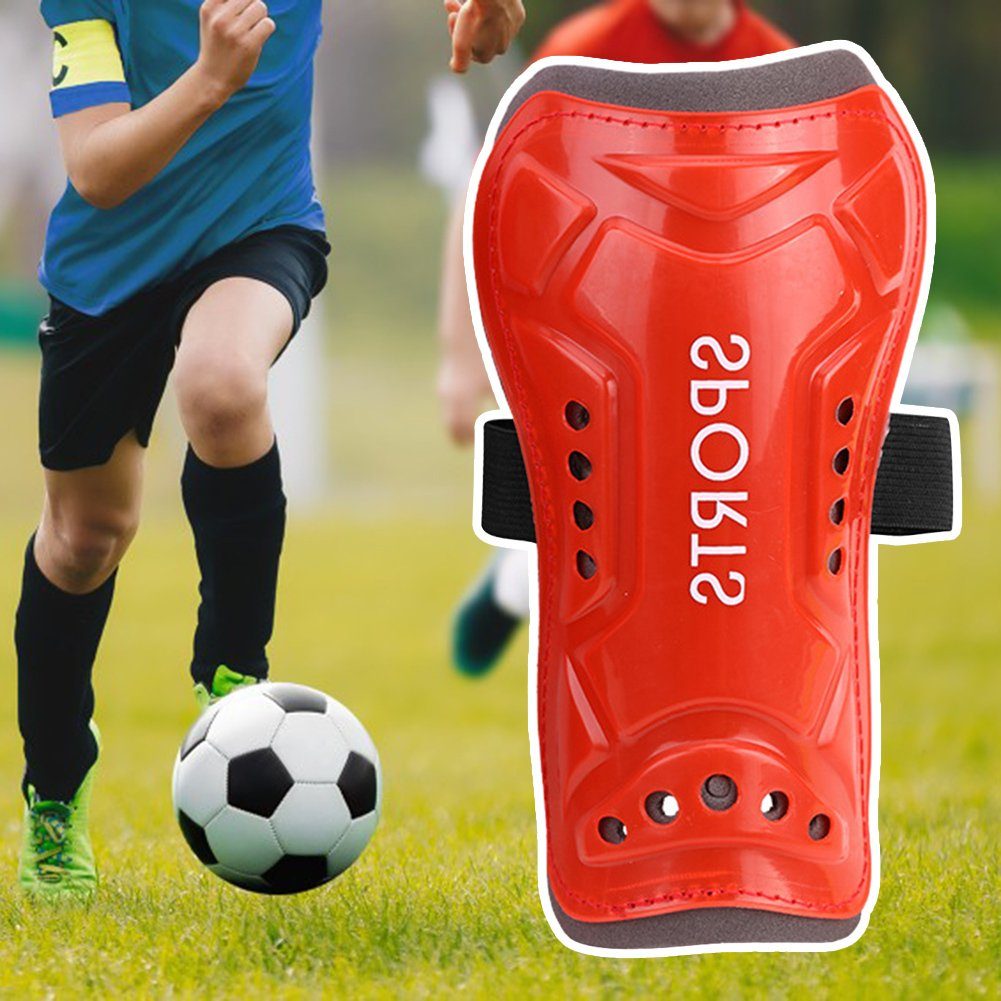 Blusmart Fußball Schienbeinschoner Kinder-Soccer-Schienbeinschoner Mit Löchern, Stoßfest, Schützende