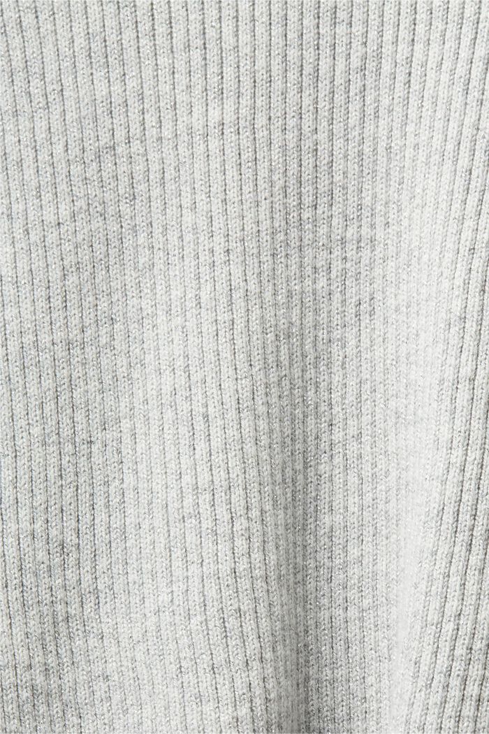Metallic-Pullover mit Twistdetail am Rücken