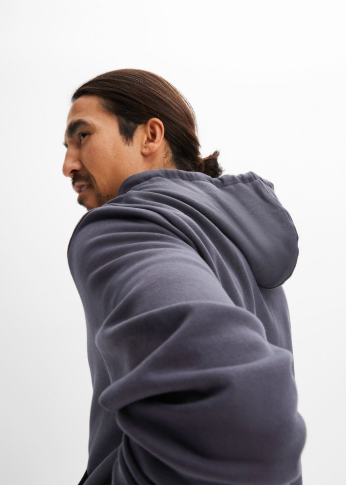Kapuzensweatshirt mit recyceltem Polyester