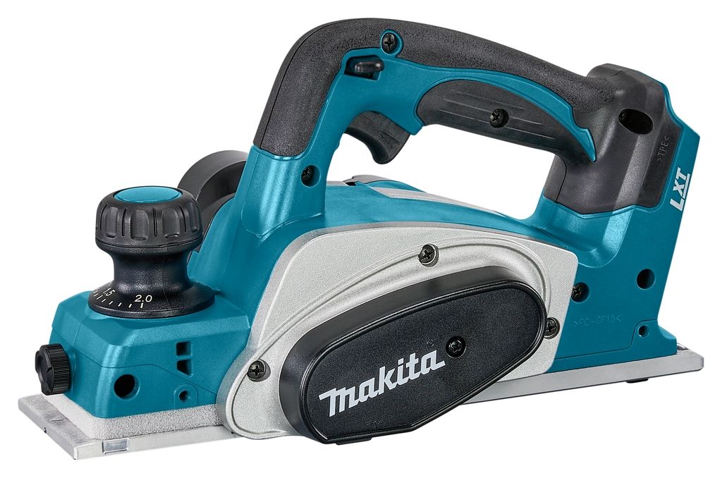 Cepilladora inalámbrica Makita DKP180ZJ de 18 V sin baterías ni cargador.