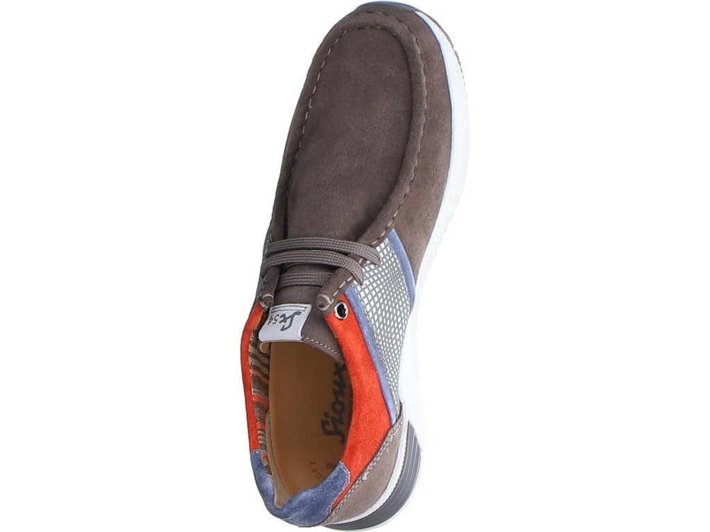 SIOUX Freizeit Schnürer beige MOKRUNNER-H