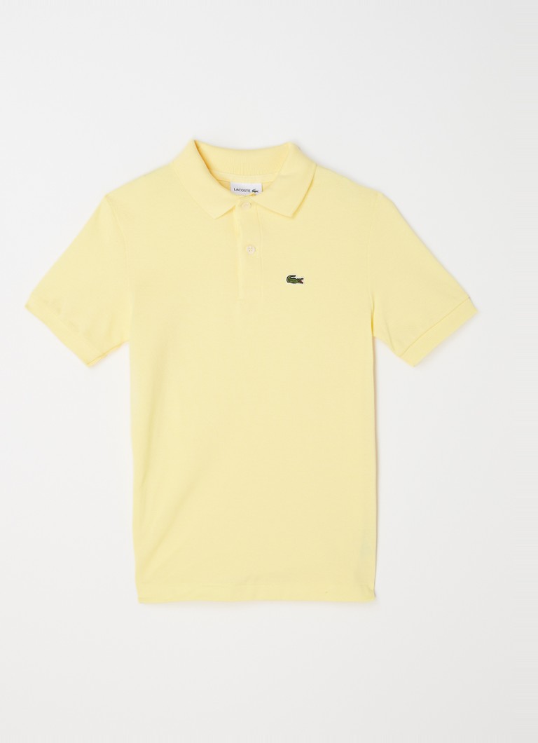 Lacoste polo krekls no pikē kokvilnas ar izšuvumu no logotipa