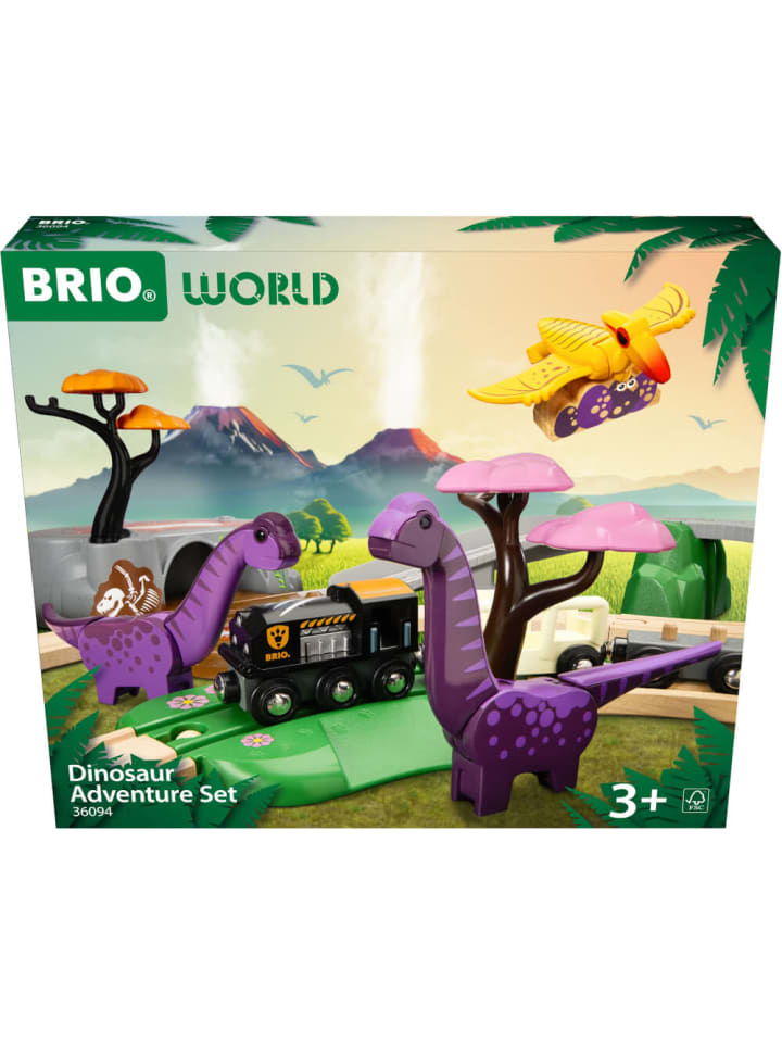 Brio Holzeisenbahn Dinosaurier Abenteuer-Set, ab 3 Jahre günstig kaufen onesize