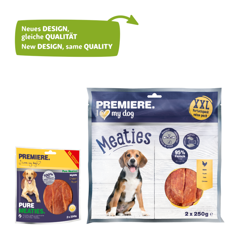 PREMIERE Snacks PREMIERE Pure Meaties Huhn XXL 2x250g