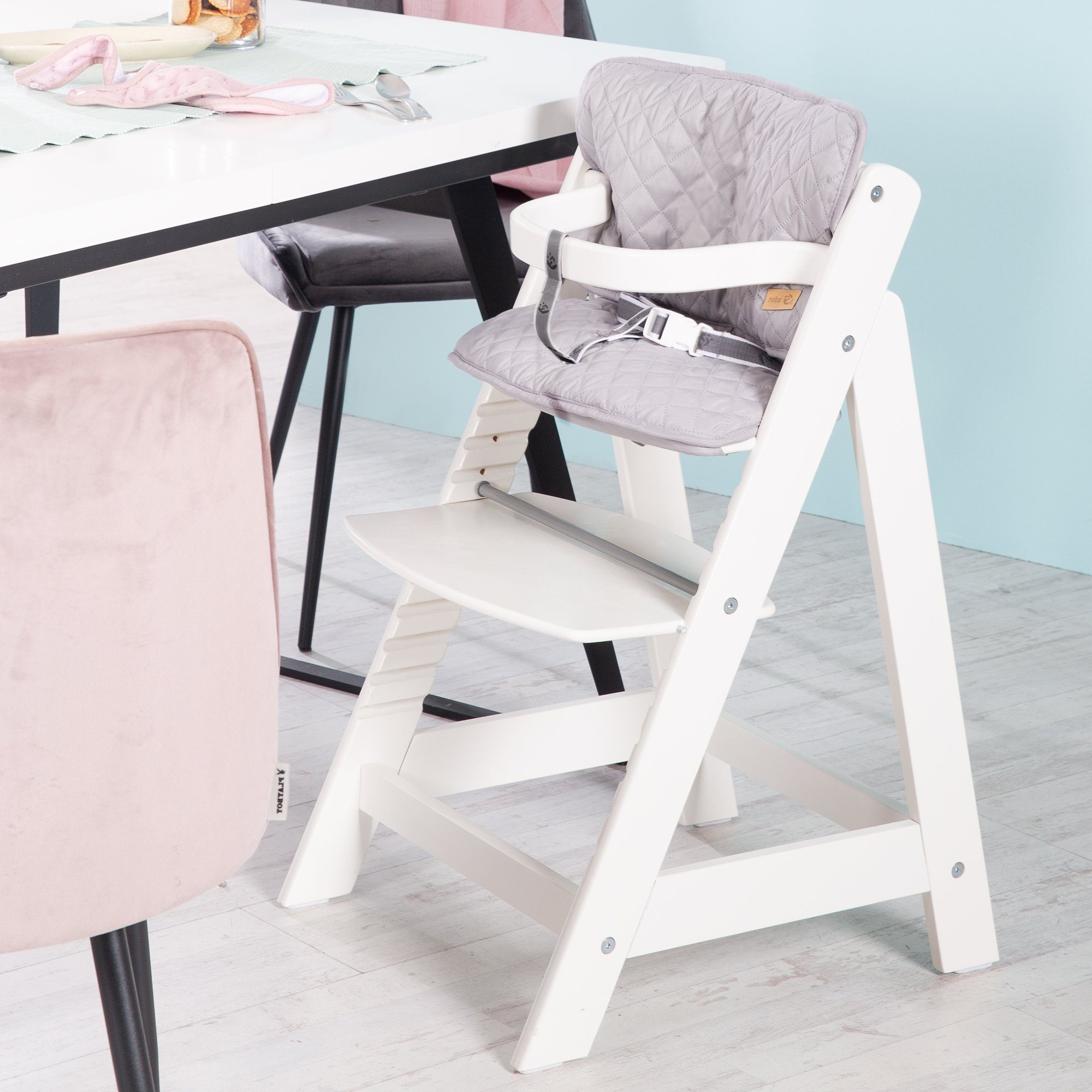 roba® Hochstuhl Treppenhochstuhl Sit Up III, inkl. 2-teiliger Sitzverkleinerer