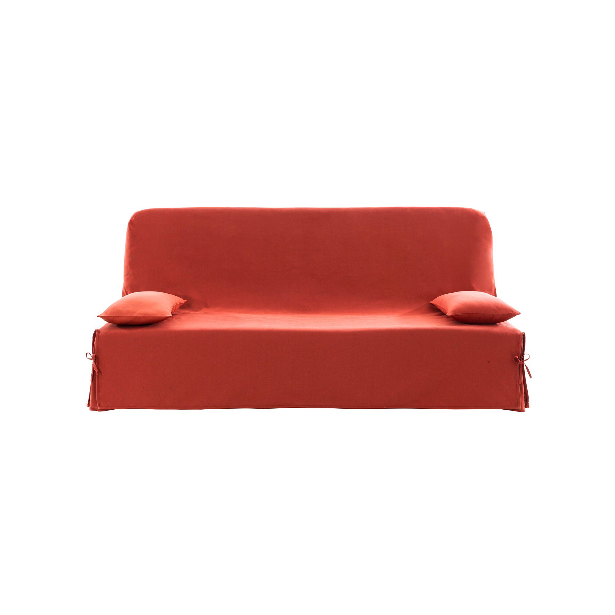 Housse clic-clac standard coton bachette uni
