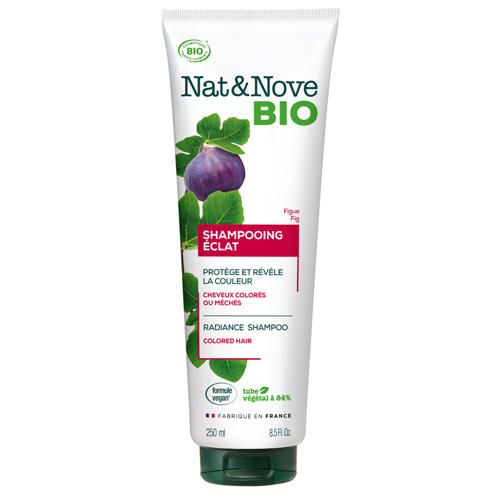 Nat & Nove Bio Shampooing Eclat certifié bio Cheveux colorés